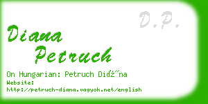 diana petruch business card